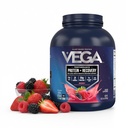 Vega Sports Vegan Olbaltumvielu pulveris + atgūšana - 30g Augu bāzes proteīns per Servē, Berry, 45 Kalpo, 5g BCAAs, probiotikas, NSF Sertificēts, Shakes & Gludināšanas, 4.2lbs (iepakojums May Vary)