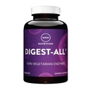 MRM Nutrition Digest-All ®; Gremošanas enzīmi; Uzlabota Gremošanas un Absorbcija; Laktāze + Amilāze + Lipāze; Var Palīdzēt ar Uzpūšanās un Gāze; 100% Veģetārietis; Bezglutēna; 50 Pasniedz