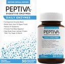Peptiva ikdienas gremošanas enzīmi, pilna dzimuma, ikdienas gremošanas veselība, uzturs pārtraukums-Lejup no pārtikas produktiem un pēc ēšanas Gremošanas, 30ct
