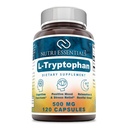 L-triptofāna uztura bagātinātājs - dabas miega bagātinātāji ar 500 mg bezmaksas formas L triptofāns - Cirkulācija un Imūnsupporta 120 kapsulas