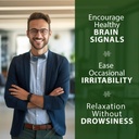 LTO3 Oriģināls ar L-teanīnu, Omega-3 no Sementis un Skullcap - atbalsta fokusu, garīgo koncentrēšanos, mierīgu prātu, pozitīvu garastāvokli un relaksāciju (90 kapsulas)