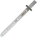 Vispārīgie rīki 300/1 6-Inch Flex Precision Nerūsējošā tērauda rullis, Chrome