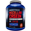 BODYTECH Micellar Casein Protein pulveris, lēna Release uz nakti Muskuļu atgūšana - 24 Grams Olbaltumvielas uz apkalpo - Bagāta šokolāde (4 mārciņa)