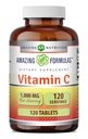 Apbrīnojami Formulas C vitamīns 1000 Mg tabletes Papildinājums ; Ne-GMO; Ne-GMO; Bez lipekļa; Izgatavots ASV (1 iepakojums; 120 Skaits)
