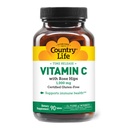Valsts dzīve vitamīns C 1000mg ar Rose HIPS – Laika release Imūnsistēmas atbalsta papildinājums – Antioksidantu aizsardzība – Vegan, bez lipekļa, bez konservantiem – 90 tabletes