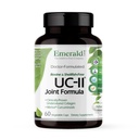 EMERALD LABS UC-II kopīgā formula - izgatavots no nedenaturēta kolagēna II tipa, bioperīna, kurkuminoīdiem un vairāk muskuļu un locītavu veselībai un kustīgumam - 60 Dārzeņu kapsulas