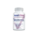 Pētniecība Verificēts Resveratrol - 98% Trans-Resveratrol 1000 mg, Anti-Aging atbalsts - 1 pudele - 60 kapsulas