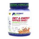 Veiktspēja Iedvesmoja Diēta un enerģija Sūkalu proteīns – 25G Clean Protein – L-karnitīns un leicīns – Gremošanas enzīmi – Zaļās tējas ekstrakts – bez lipekļa – 1g Cukura – Vanilla Latte – 2,4 lb