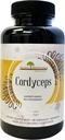 Aloha zāles Pure Cordyceps, Certified Organic Sēņu Papildinājums, Atbalsts Imunitāte un enerģija, iepakojumā 1, 90 kapsulas