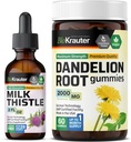 BIO KRATER Tinktūra 2 Fl. Oz. un Dandelion 60 Gummies