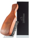 ZilberHaar Major Hair & Beard Brush vīriešiem - Boar sari un bumbieru koks - visi bārda un matu veidi - Ražots Vācijā