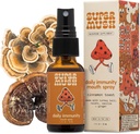 SuperMush Daily Immunity Mouth Spray Organisks - Sēņu Imunity Spray papildinājumi - Turcija Aste & Reishi Jauktas Sēnes ekstrakts - Imūnās un gremošanas Veselības Atbalsts - 30ml Tīra un Organiska Turcija Aste
