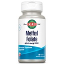 KAL Metilfolāts 800 μg DFE, 5-MTHF aktīvā forma B9 vitamīns, folijskābes papildinājums, sirds veselība, pirmsdzemdību, garastāvokļa un smadzeņu atbalsts, ātra šķīdināšana ActivTab, 60 dienu garantija, 90 Kalpojumi, 90 tabletes