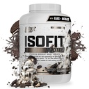 Nutrex Research IsoFit sūkalu olbaltumvielu pulveris Instantized 100% sūkalu olbaltumvielu izolāts (70 Servē, Cookies & Cream)