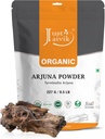 Tikai Jaivik 100% Organic Arjuna Bark Pulveris (Terminalia Arjuna) 1/2 LB, 08 oz, 227g USDA Sertificēts Organic- Bioloģiski noārdāms Atdalāms Zip Lock Pouch Tradicionāli atjaunojoša un toniku sirds*