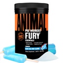 Dzīvnieku Fury Pre Workout Pulveris – Blue Ice Pop, 350mg Kofeīns, BCAA aminoskābes, 2g Beta Alanine, Citrulline & Tirozīns, Enerģija, Focus, Stiprums, Izturība, Preworkout vīriešiem un sievietēm, 30 Kalpo