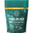 Primal ražas kolagēna pulveris sievietēm vai vīriešiem Primal kolagēna peptīdi Pulveris tips I & III, 10 Oz kolagēna proteīns Pulveris matiem, ādai, nagiem (Single, Original)