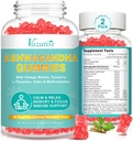 2 Iepakojums Ashwagandha Gummies with Turmeric GABA Mood Energy and Imūnsupport, Strawberry Flavor 120 Cts