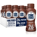 Core Power Fairlife 26g Protein Milk Shakes, Gatavs dzert atveseļošanai, Šokolāde, 11.5 Fl Oz (iepakojums no 12)