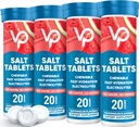Venture Pal Košļājamās Elektrolītu Tabletes, 80 Skaits Ātri Izšķīdiniet Uzlīme Bez Cukura Uzlīmes Sāls Tabletes - Variety Pack Rapid Hidratēšana, Āra Skrejošā Pilsēta, Pārgājieni, Sporta