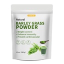 Mieži Sulu pulveris 13 oz - 100% Pure Kviešuzāļu pulveris, atbalsta sirds un asinsvadu, aknu un gremošanas funkcijas, Vegan, No Maltodekstrīns un cukurs.