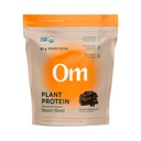 OM MUSHROOM SUPERFOOD Master Blend Vegan Protein – Organic Chocolate Plant Protein with 10 Mushrooms, Ashwagandha, BCAAS & B12 – Enerģija, Atveseļošanās un Imūnsupport – 1.2 Lb (16 Kalpo)