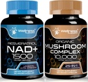 WELLESS LABSRX NAD papildinājums, 1500mg - Liposomālā NAD+ Papildinājums ar Resveratrol 