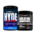 PROSUPPS Hyde Signature ilgstoša enerģijas pirmsdarbs, Blue Razz - 60 Servējumi, un kreatīnu 300 Bundle