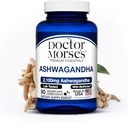 Ashwagandha 2100mg Papildinājums, Pure Ashwagandha pulvera un saknes ekstrakts, Bioperine Black Pipars, Ražots FDA-Reģistrēta, NSF-Sertificēts mehānisms, Atbalsta veselīgu stresa līmeni, 90 Kapsulas