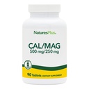 DabasPlus Cal/Mag - 90 Veģetārās tabletes - 500 mg Kalcija un 250 mg Magnija - 90 Servējumi