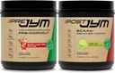 JYM Pre Workout, Post Workout, un BCAA muskuļu ēkas papildinājumi Bandle ar Pre JYM pulveris, Post JYM Active Matrix, 30 Kalpo katru