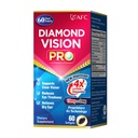 AFC Japan Diamond Vision PRO – Uzlabota, uzlabota formula - Lutein & Zeaxanthin 4X ar acu vitamīniem – Vizuālās veselības papildinājums pieaugušajiem, Ekrāna ekspozīcija, Nakts lietošana, 60 Softgels