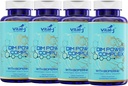4-in-1 DIM potents komplekss 300mg - Estrogen balanss un vielmaiņa, enerģija un menopauzes Atbalsts Papildinājums ar Bioperīnu (x4), Kalcijs un Brokoļu ekstrakts - sievietēm un vīriešiem 120 Kalpo