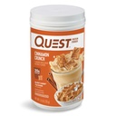 Quest Nutrition Cinnamon Crunch Protein Powder, 20g Protein, 2g Neto ogļhidrāti, 1g cukura, zems ogļhidrātu līmenis, bez lipekļa, 1,6 mārciņas, 24 Kalpo