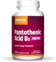Jarow Formulas Pantothenic Acid B5 500 mg - 100 Veggie Caps - Essential B Vitamīnu - Enerģijas ražošanas un vielmaiņas atbalsts - 100 Servējumi, iepakojumā 3
