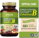 B vitamīna komplekss-Vitamīns B papildinājums-Promotes Imūnās veselības-60 Veggie kapsulas