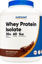 Nutricost sūkalu proteīna izolāta pulveris (Piena šokolāde) 5LBS