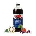 JAVA NONI JUICE EKSTRAKTS ar 7 BERRY BLEND - 33,8 fl oz (1L) pudele - 100% Pure Resveratrol & Fermented ALLBIO