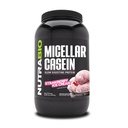 NutraBio Casein Protein pulveris, Micellar Casien pulveris, 25g lēna Gremošanas proteīns, palīdz saglabāt jums pilnu, nakts muskuļu reģenerācija un izaugsme, BCAA & EAA, bez lipekļa, bez sojas, 2lb zemeņu saldējums