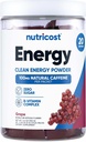 Nutricost Energy Complex Stickpack (20 Servējumi) Vīnogu uzlējumi - bez lipekļa + bez GMO