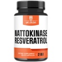 Nattokinase papildinājums 3300mg ar Trans-Resveratrol - Atbalsta Immunity sistēmu, Vesela sirds un ķermeņa līdzsvars - 30 Kalpo