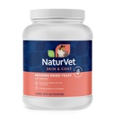 NaturVet – Alus žāvēts raugs Formula ar ķiploku uzliesmojošs – Plus Vitamīni – Atbalsta veselīgu ādu un glossy Coat – Pastiprināta ar B-1, B-2, Niacin & vitamīns C – suņiem un kaķiem (4 mārciņas pulveris)