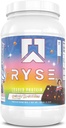 RYSE ielādēts proteīna pulveris - maz Debbie cosmic Brownie - 25g sūkalu proteīns Izolāts & Koncentrāts ar prebiotisko Fiber & MCT - zems ogļhidrātu, zems cukurs, gremošanas-draudzīgi - 27 Kalpo / 2 lb Tub