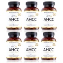 HPD Rx Premium AHCC & Shiitake Mushroom 1100 mg per Servējuma papildinājums, Dabīgs imunitātes pastiprinātājs, uztur dabas killer šūnu aktivitāti -- AHCC ir pierādīta 30+ pētījumos - 180 dienu piegādes, 6-iepakojums