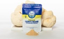 Lion's Mane sēņu pulveris, smadzeņu papildinājums atmiņai un fokusam, pārbaudīts Beta-Glucan, gremošanas un imūnās atbalsta papildinājums, Organic & Non-GMO, 60g, 60 dienu piegādes