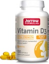 Jarow Formulas D3 vitamīns 25 μg, uztura bagātinātājs, kauli un locītavas, atbalsts imūnai veselībai un kalcija vielmaiņai, 100 softgeli, 100 dienu piegādes