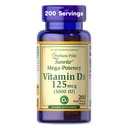 Puritan's Pride D3 vitamīns 5000 SV Mīkstie gels, 0. 3 Ziede