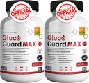 Gluco Guard Max Daily Wellness Atbalsta Papildinājums ar vitamīniem, minerālvielām un herbs – Hroms, Magnijs, Banaba, Bitter Melon, un Cinks – Bez GMO, lipekļa-free – 120 kapsulas