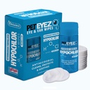 PetEyez Veterinārārsts Formulēts Tear Stain Remoper Šķīdums suņiem un kaķiem - Hipoalerģiska dezodorējoša Tīrītājs, lai novērstu netīrumu, izlādes un krustu no ausīm, acīm, ķepas & Butt - 100 Wipes
