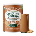 Four Sigmatic Organic augu bāzes proteīns Pulveris Zemesriekstu sviesta proteīns ar Lauvas krēpes, Chaga, Cordyceps un vairāk 